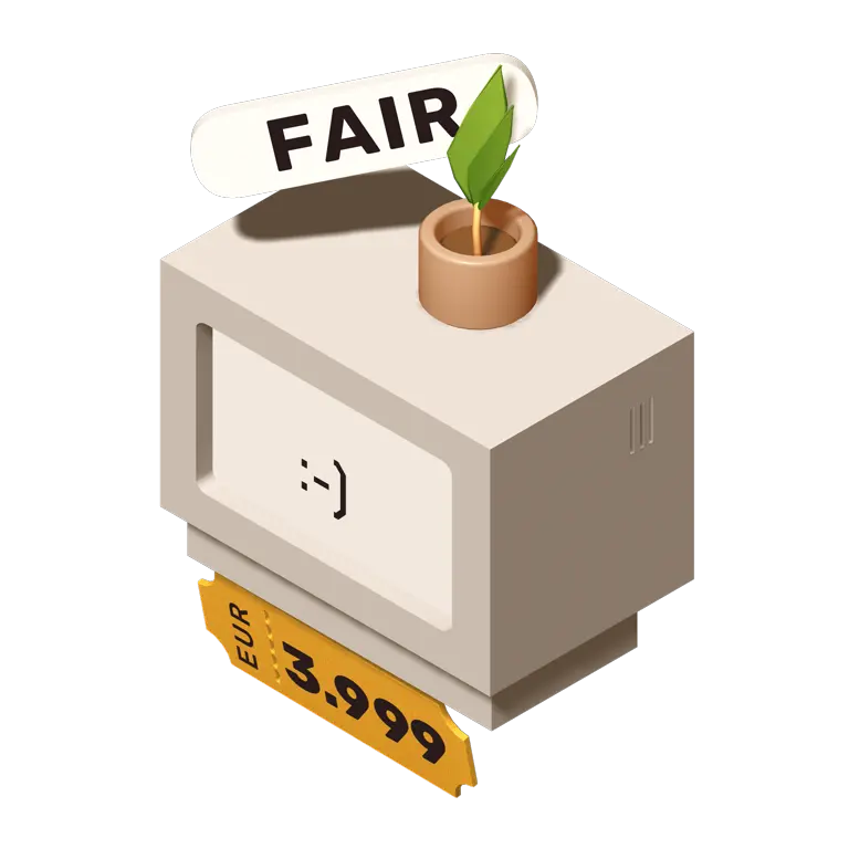 Fair Pricing Illustration